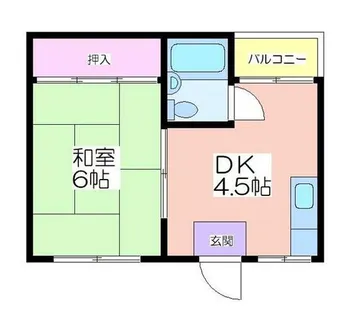 マツモトマンション【2階】の間取り