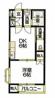 エターナルⅠ【202号室】の間取り
