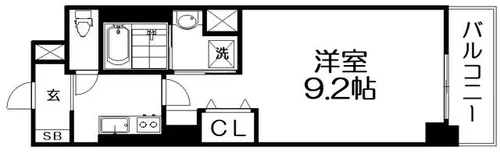 COLORE’ HIRAKATA【10階】の間取り