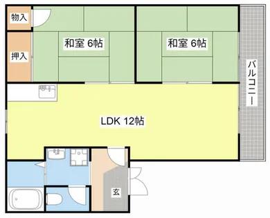 ガーデンプレイス白鳥壱番館【201号室】の間取り