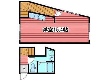 サンリバー西岡Ⅴ【2階】の間取り