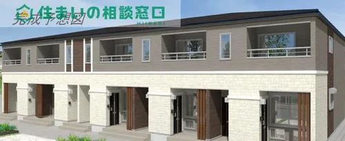 愛知県岡崎市舳越町字本郷【アパート】の外観