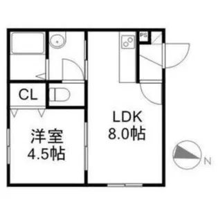 ハイアットプラザ元町【2階】の間取り