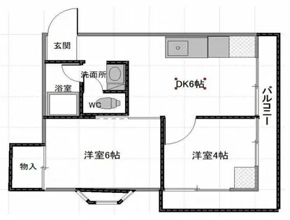エスポワール福島【2階】の間取り