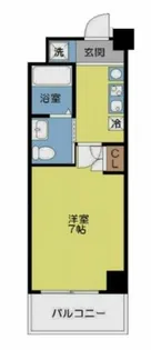 サザン長柄【7階】の間取り