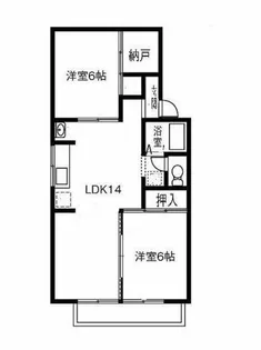 セジュール林【1階】の間取り