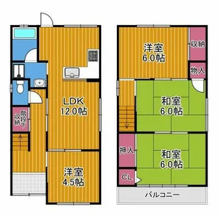 大阪府河内長野市上原町【一戸建】の間取り