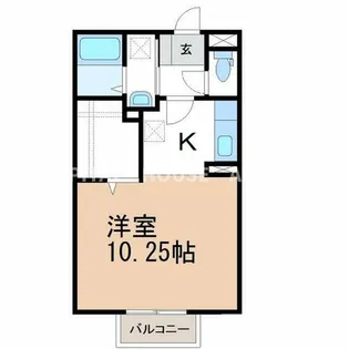 キャメルヒルA【202号室】の間取り