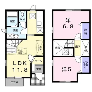 オプレ【1階】の間取り