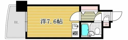 ステイタスマンション博多駅前【1005号室】の間取り