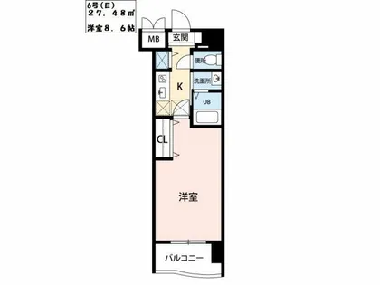 ベイプレイス小倉【3階】の間取り
