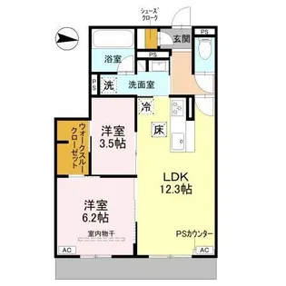 MAISON FIKA【3階】の間取り