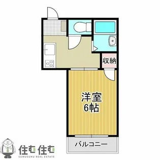 サンライズ6【623号室】の間取り