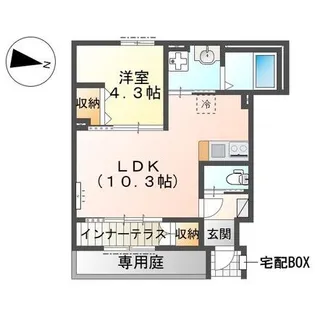 リファインド レジデンス【1階】の間取り