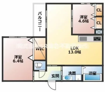 KOGI Residence花園本町【1階】の間取り