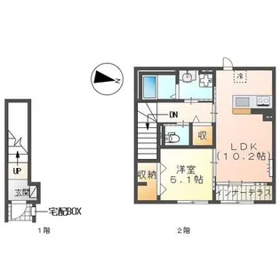 リファインド レジデンス【2階】の間取り