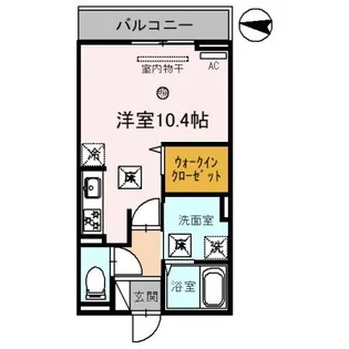 ドマーニ巽【106号室】の間取り