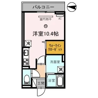 ドマーニ巽【201号室】の間取り