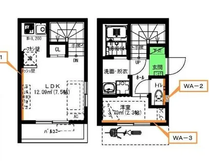 愛知県名古屋市昭和区吹上町1丁目【アパート】の間取り