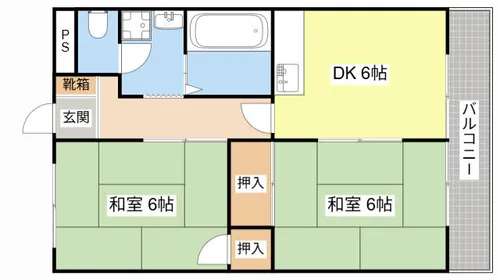シャルムタカ21【1階】の間取り