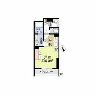 フォレストメゾン覚王山南【1階】の間取り