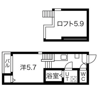 愛知県名古屋市昭和区曙町2丁目【アパート】の間取り