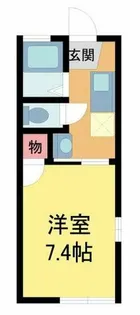 トラウムハウス【101号室】の間取り