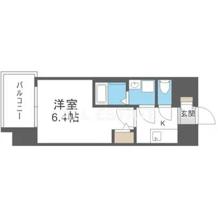 エスリード ザ・イーストレジデンス大阪城【12階】の間取り
