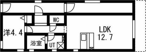 LeGioieささしまライブ駅5【1階】の間取り