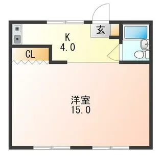 スカイマンション【2階】の間取り