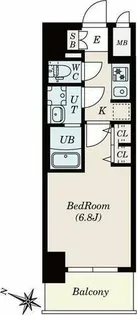 S-RESIDENCE熱田一番【6階】の間取り