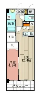 MDI Vista mare門司駅前【7階】の間取り