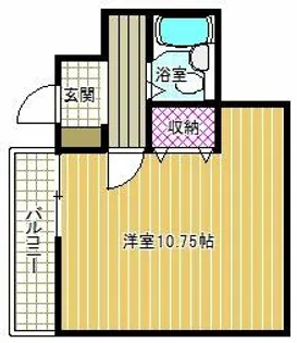 朝日マンション【1階】の間取り
