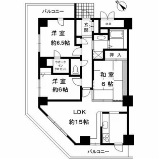 ティオ舞子【21階】の間取り