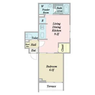 Annex Masuzen【0102号室】の間取り