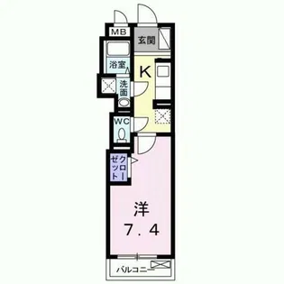Grange四条大宮【1階】の間取り