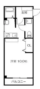 山崎第3マンション【6階】の間取り