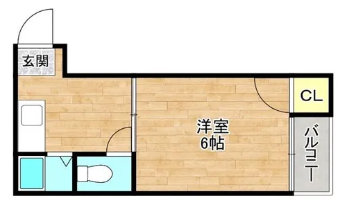 大阪府大阪市都島区御幸町1丁目【マンション】の間取り