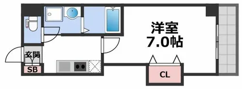 みおつくし城北【2階】の間取り