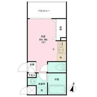 レジデンス悠海【1階】の間取り