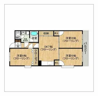 プロスパ77【4階】の間取り