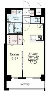 ル・マージュ博多【5階】の間取り