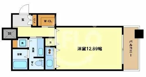 ザ・タワー大阪レジデンス【6階】の間取り