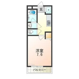 ポプラーレ キシダ【2階】の間取り