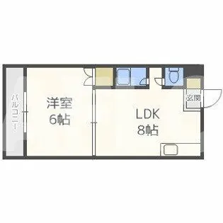 カーサ・ソレアード【3階】の間取り