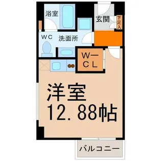 ミュプレ矢場町【7階】の間取り