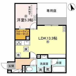 クラシスト東粉浜WEST【3階】の間取り