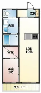ボヌール・往完【1階】の間取り