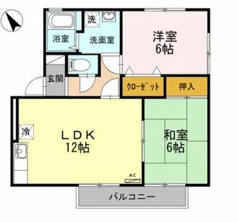 リヴァージュ【2階】の間取り