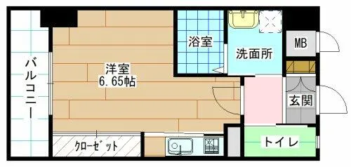 福岡県北九州市小倉北区白銀1丁目【マンション】の間取り